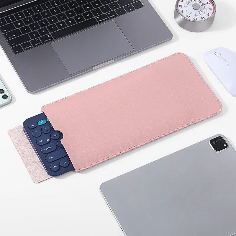 Logitech K380 PU Leather Keyboard Case - Wireless Keyboard Storage Bag and Dust Cover
