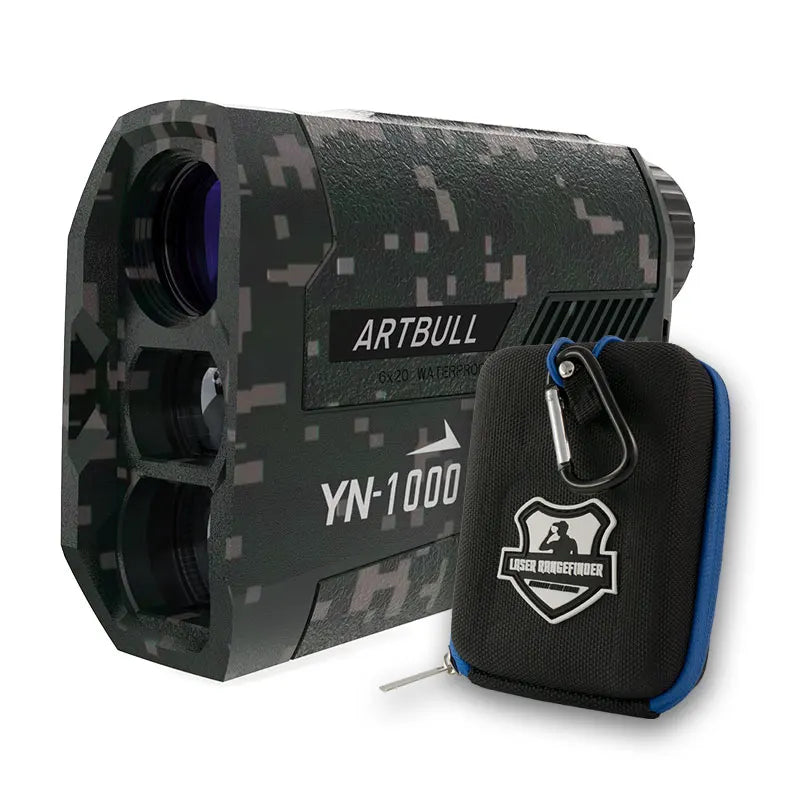 ARTBULL 1000m Golf Rangefinder – 650m Telescope with Flag-Lock, Slope, Pin Laser Distance Meter for Hunting & Outdoor Activities