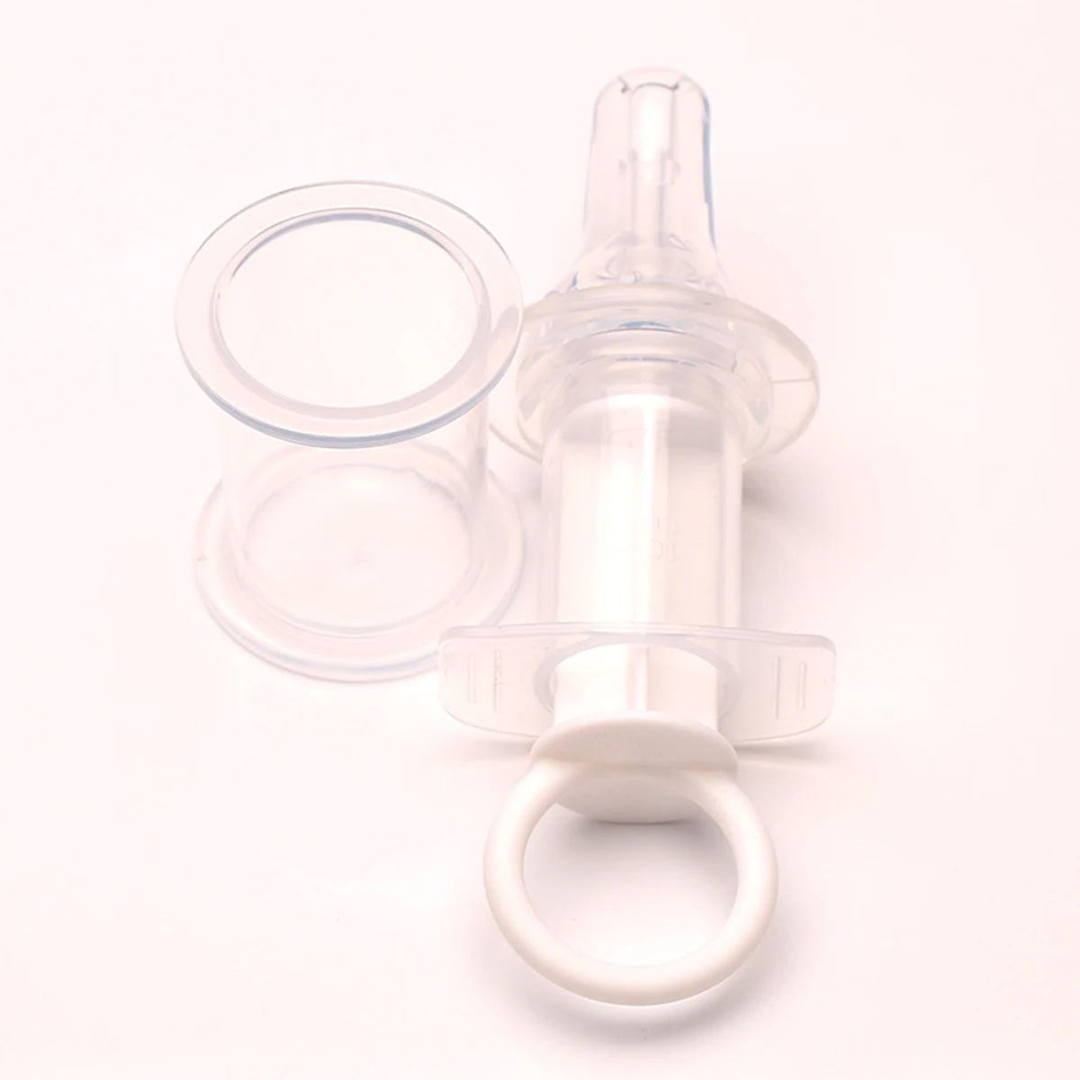 Baby Medicine Dispenser with Pacifier Tip – Soft Silicone Dropper for Infant Liquid Medicine and Vitamins