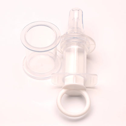 Baby Medicine Dispenser with Pacifier Tip – Soft Silicone Dropper for Infant Liquid Medicine and Vitamins