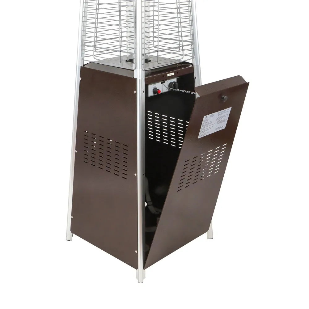 Outdoor Pyramid Gas Flame Patio Heater – Standard Flame Heater for Backyard, Patio & Outdoor Activities