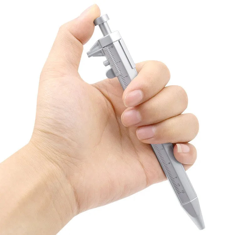 Multifunction Caliper Ballpoint Pen — 0.5mm Gel Ink Vernier Roller Pen, Creative Stationery Tool