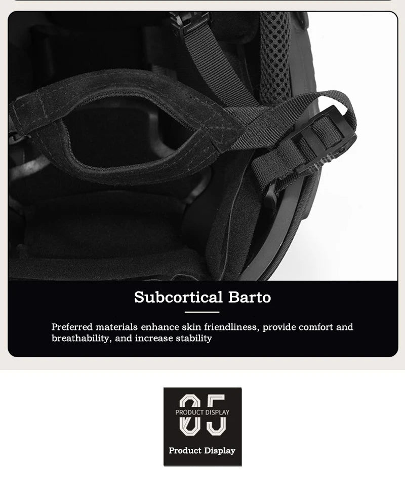 FAST Tactical Kevlar Helmet – High-Quality Suspended Pad Helmet for Outdoor, Hunting & Military Use