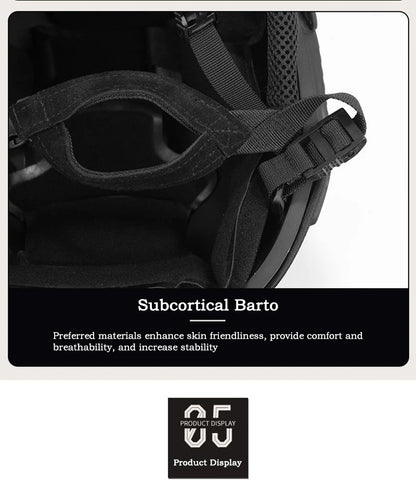 FAST Tactical Helmet – Kevlar High-Quality Outdoor Hunting Helmet with Wendy Floating Pad