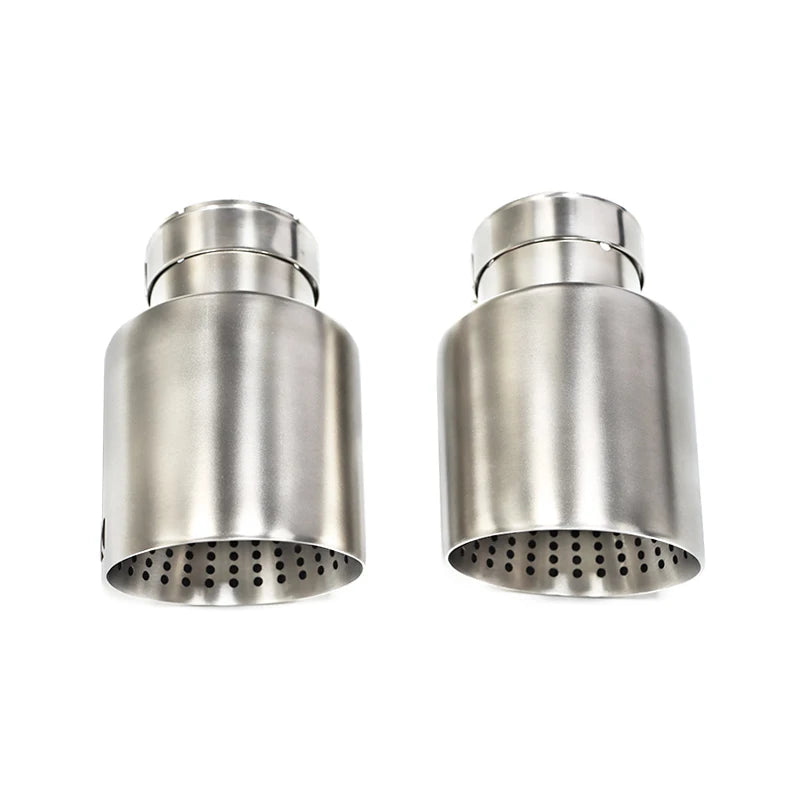 Matte Stainless Steel Car Exhaust Tip — Universal 60-63mm Muffler Nozzle for VW GTI MK7 Golf7