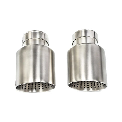 Matte Stainless Steel Car Exhaust Tip — Universal 60-63mm Muffler Nozzle for VW GTI MK7 Golf7