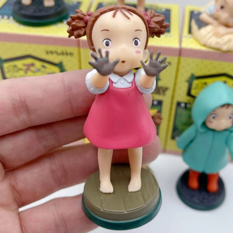 New Arrival Anime PVC Figure – Cute Fireflies Girl & Ponyo Model for Desktop Decoration, Kids Toys & Birthday Gifts