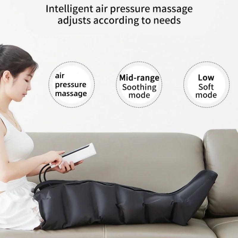 JinKairui Electric Leg Massager - Extended Thigh, Calf & Foot Relaxation with Remote Control