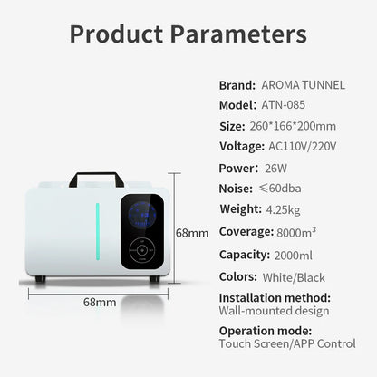 NAMSTE Large Electric Aroma Diffuser – APP Control Scent Machine for Home HVAC