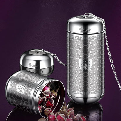 Stainless Steel Tea Infuser & Spice Strainer - Locking Mesh Ball Filter for Tea & Seasoning