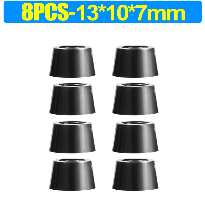 8/80pcs Rubber Furniture Pads - Non-Slip Floor Protectors & Chair Leg Bumper Gaskets for Tables and Cutting Boards
