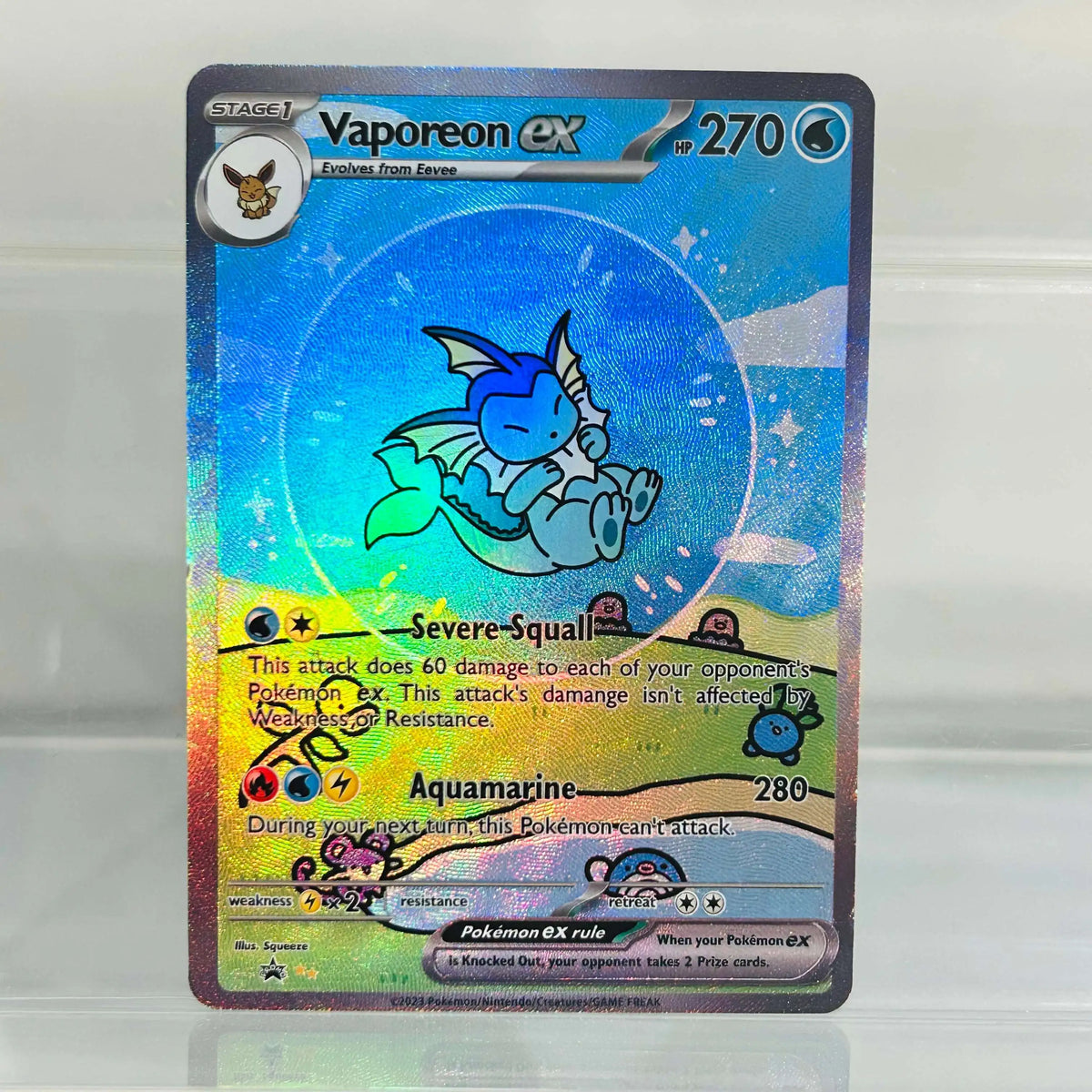 BUBBLE Series 14-Piece EX Card Set - Eeveelutions Gengar Dragonite Victini Holographic Anime Collection