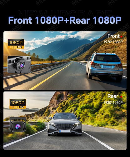 K60 Pro 11.3" Dash Cam — Android 14 AI Screen with 4G+64G, WiFi, GPS, CarPlay & Android Auto Rearview Mirror Recorder