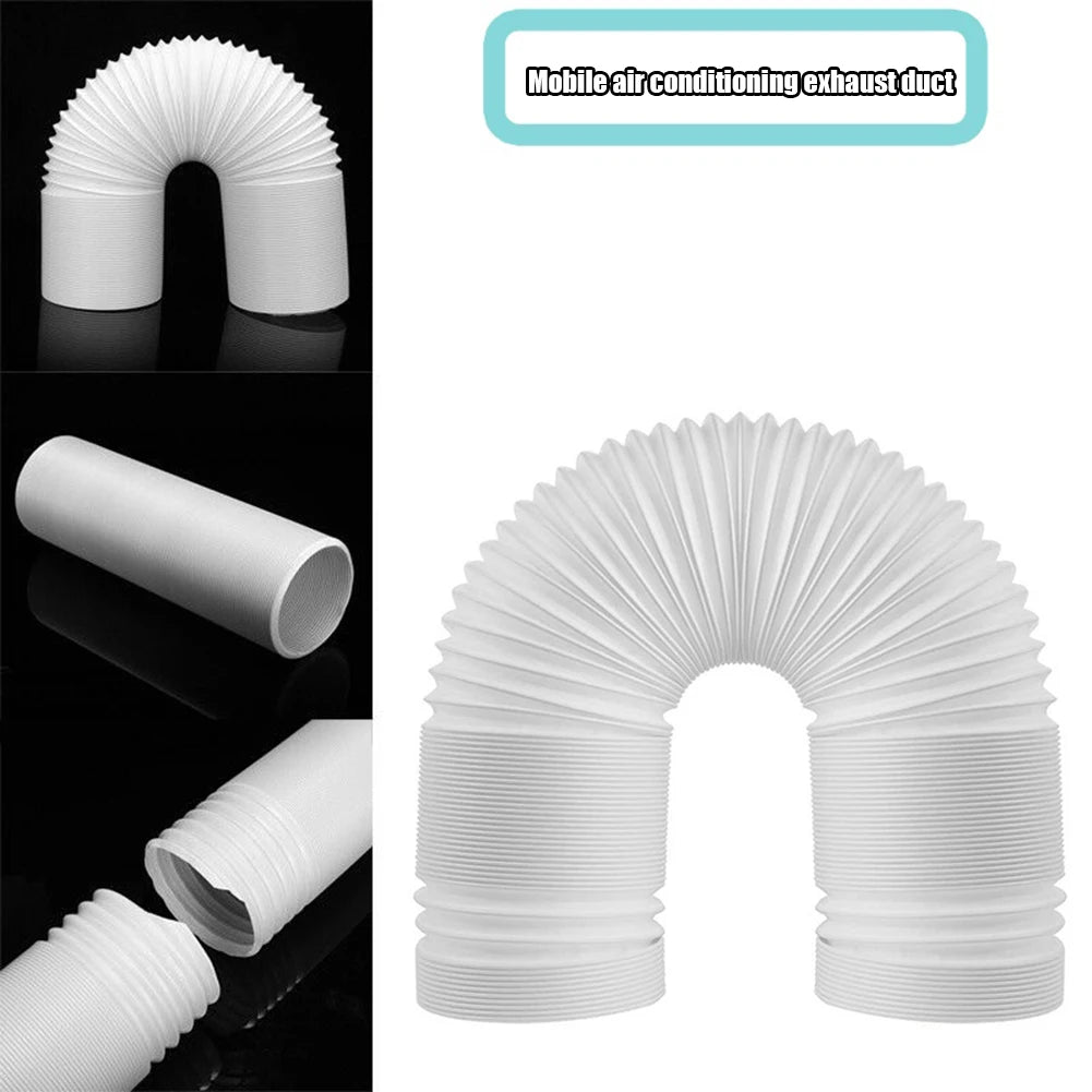 130/150mm Telescopic AC Exhaust Hose – Flexible Duct Extension Pipe for Mobile Air Conditioner Ventilation