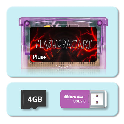 REMANK V1.5 Flash GBA Cart — 100+ Retro Games Cartridge with RTC 1M Flash, Compatible with GBA, GBC, GB, NES & DS