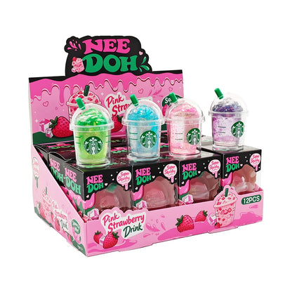 2026 NeeDoh Sensory Squeeze Toy - Blind Box Stress Relief Drink Cup for Focus & Fidgeting