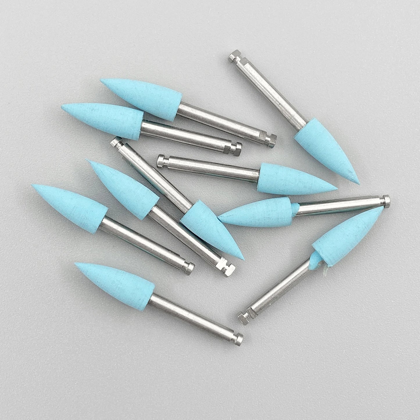 WELLCK Dental Silicone Grinding Heads – 12/10pcs Teeth Polisher for Low-Speed Dental Tools & Lab Use