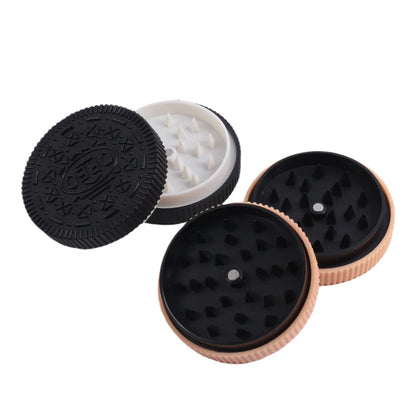 60MM Herb Grinder — Plastic Cookie & Biscuit Crusher | Hand Muller for Tobacco, Cigarettes & Chocolate