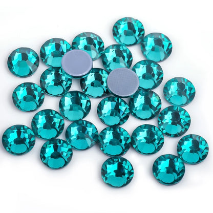 Premium Hot Fix Rhinestones – High Quality Glass Crystal Flatback Iron-On Glitter Rhinestones for Clothing & Crafts