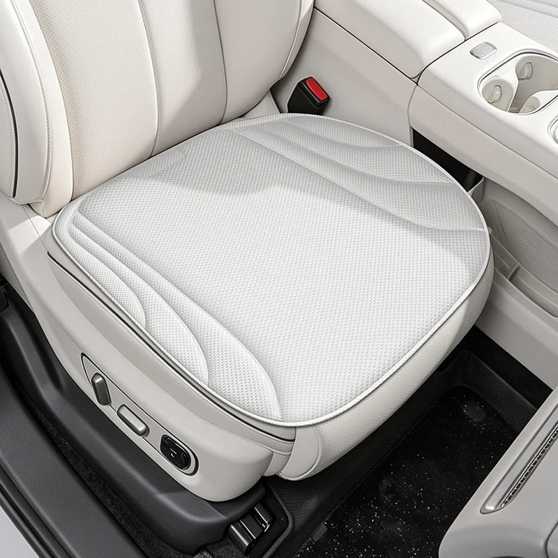 LEIBOO Breathable Car Seat Cushion - Universal Summer Seaweed Fiber Seat Protector with Non-Slip, Wear-Resistant Design