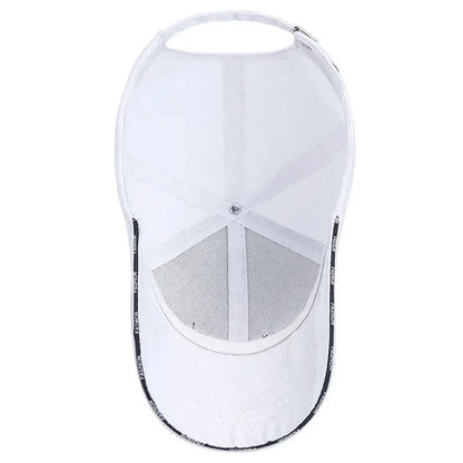 Women's Korean Letter Embroidery Baseball Cap – Breathable Sports Sun Hat