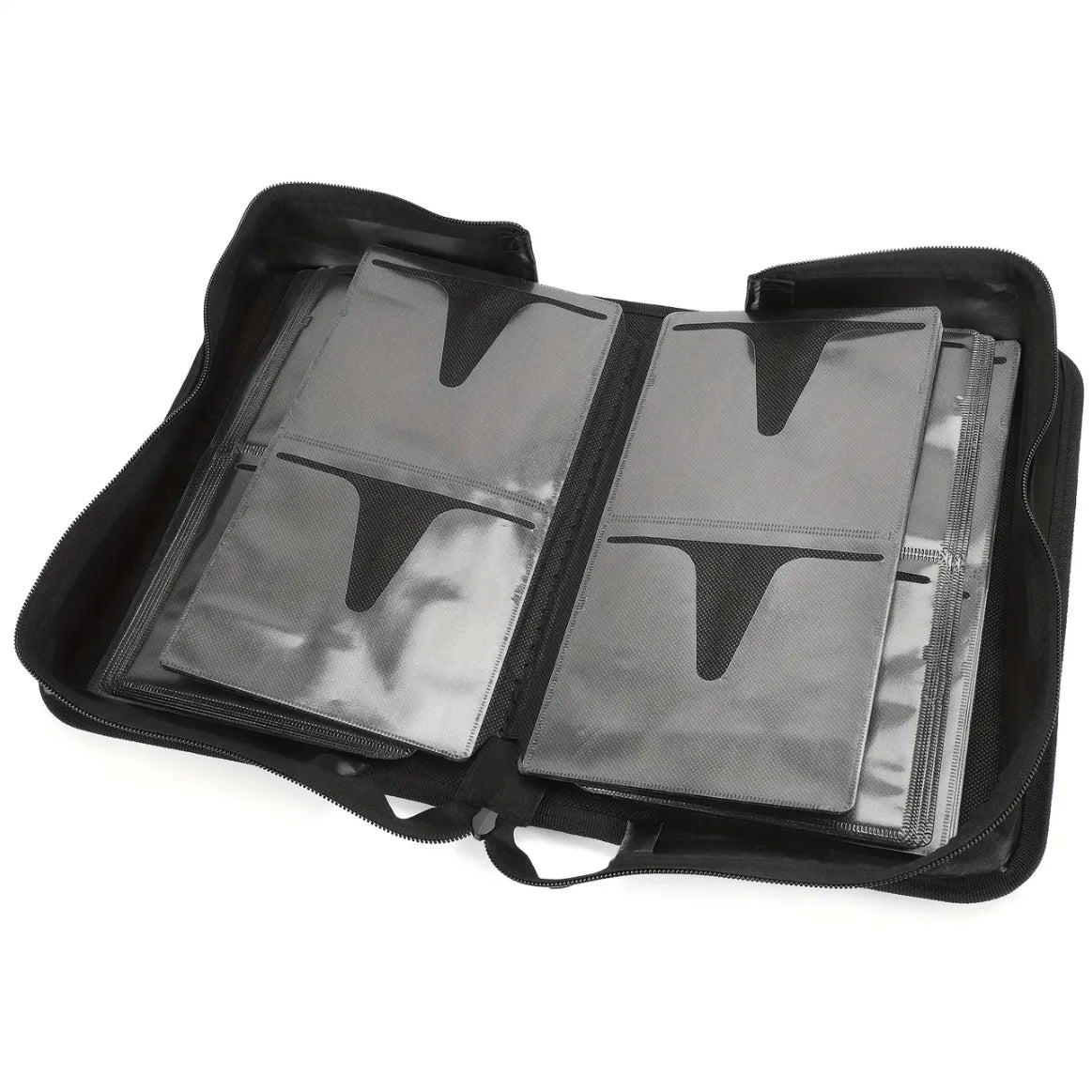 128-Disc DVD & CD Storage Case - Durable Portable Media Organizer with Protective Carrying Binder for Home & Travel