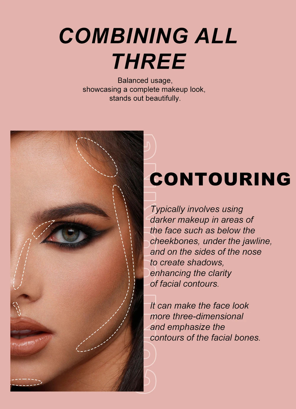YOUNG VISION Air Cushion Powder Blusher - High Gloss Stick Rouge Makeup Liquid, 6 Color Options