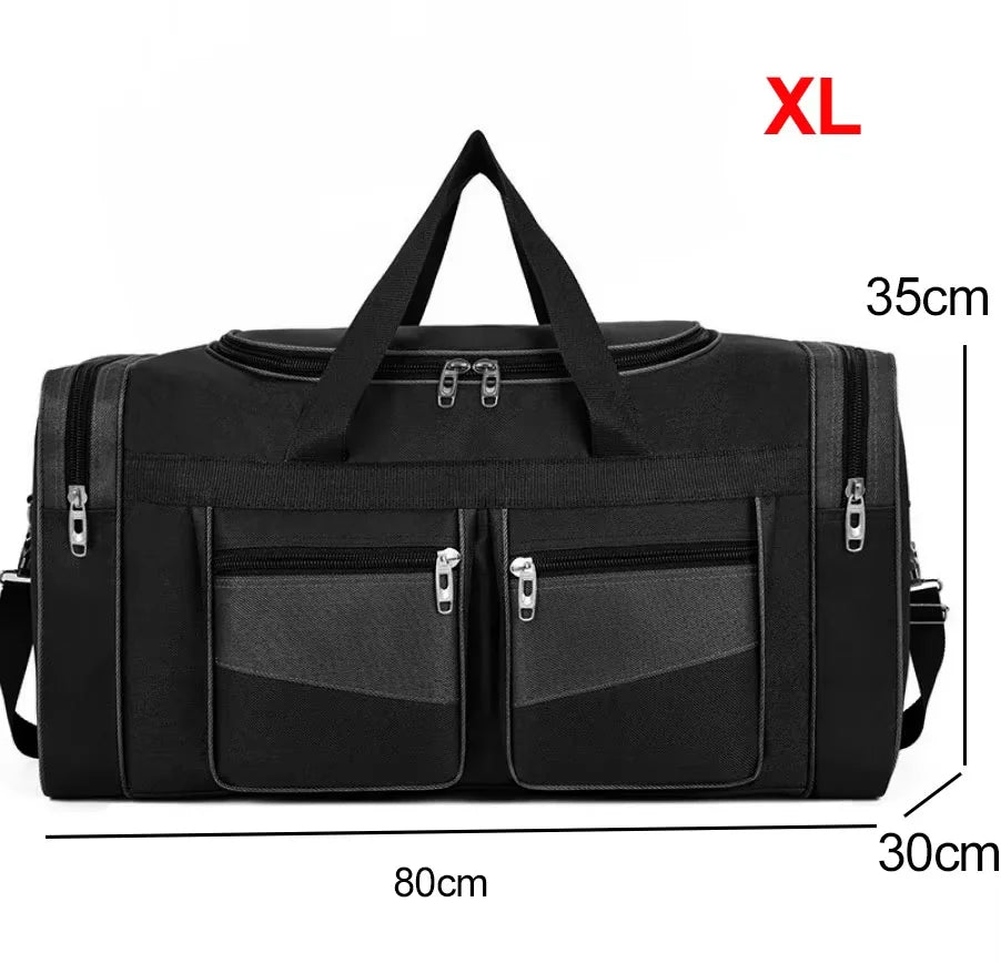 90L Large Travel Duffel Bag - Spacious Camping, Gym & Sports Shoulder Bag for Men & Women