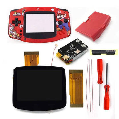 Hispeedido TYPE-C GBA LCD Display Upgrade – 3.0" V5 IPS Screen with New Housing Shell