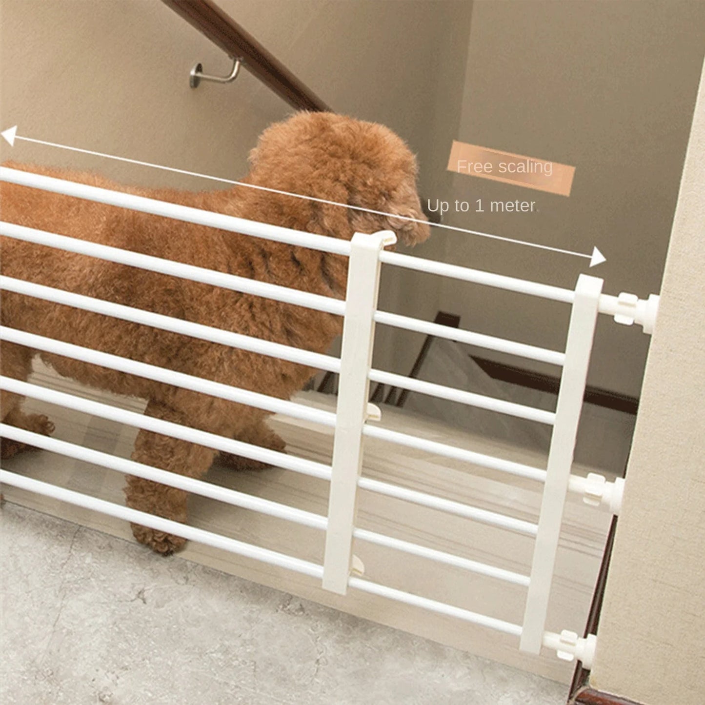 Pet Fence Barrier Gate — Indoor Safety Fence for Small & Medium Dogs, Prevents Pets from Entering Rooms