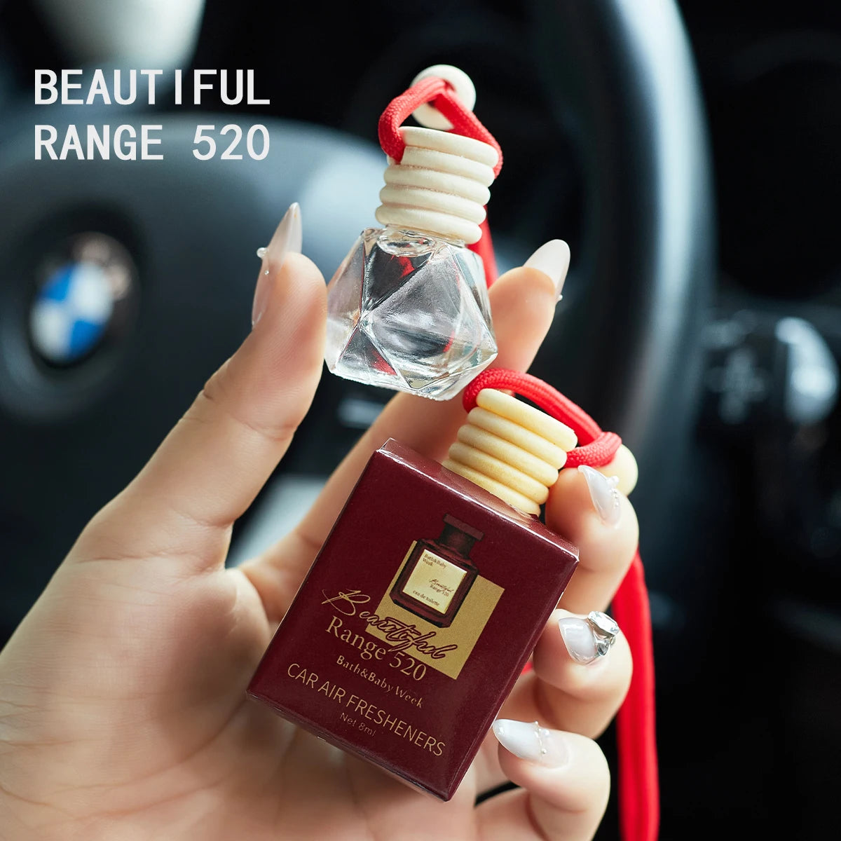 Car Perfume Air Freshener - Long-Lasting Car Interior Fragrance