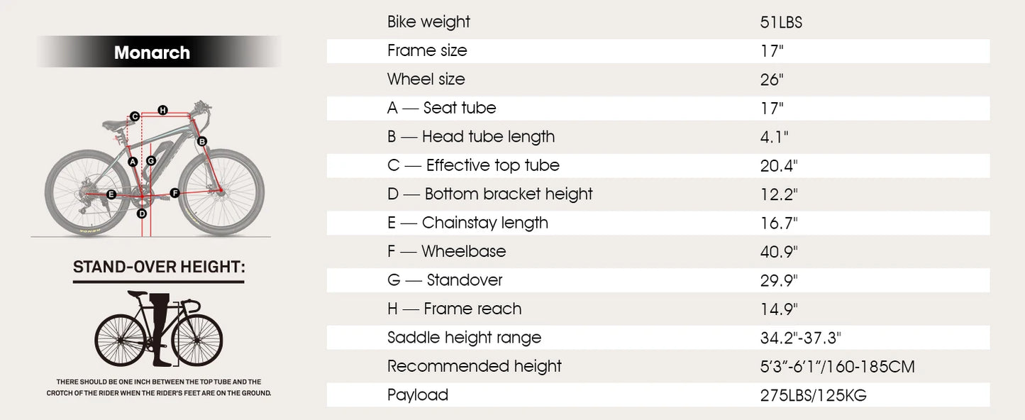 HILAND 26" Electric Mountain Bike for Adults - 500W Motor, 7 Speeds, Removable Battery, 20MPH Ebike