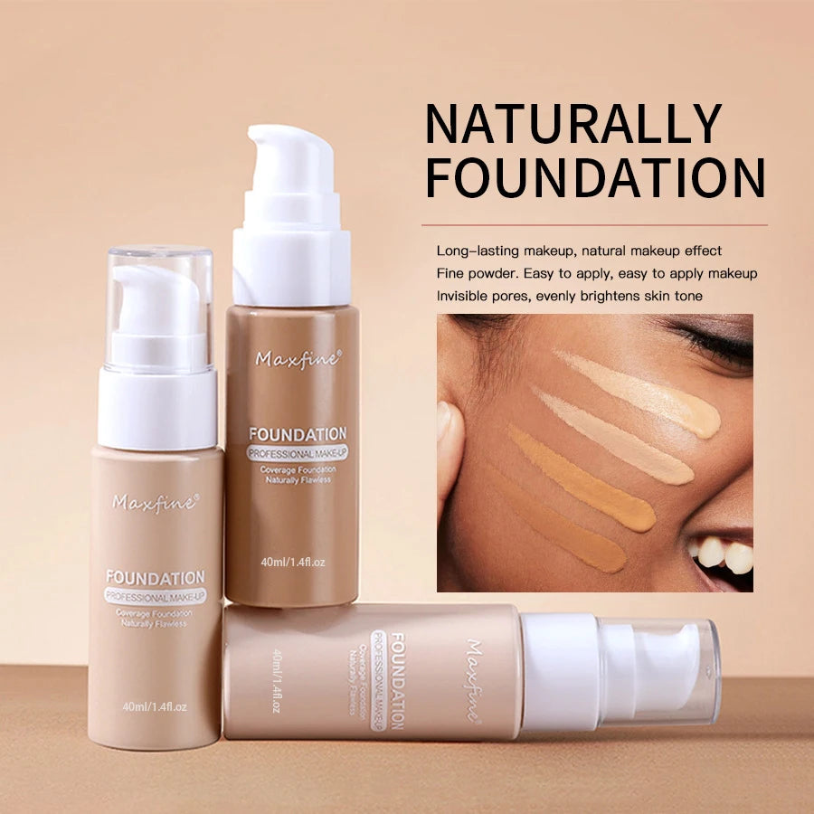 Waterproof Liquid Foundation – Sweat-Resistant Makeup with Effective Concealer Coverage