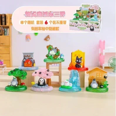 Hayao Miyazaki Totoro Anime Blind Box – Creative Wind Elf Glowing Night Light Figure for Home Decor & Birthday Gift