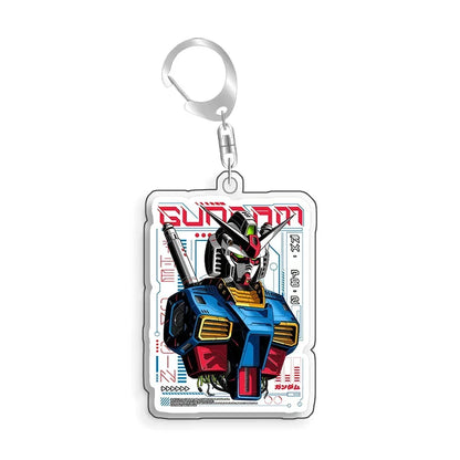Gundam Freedom ZGMF-X10A Keychain - Recycled Acrylic Anime Backpack Pendant and Collectible Gift for Fans