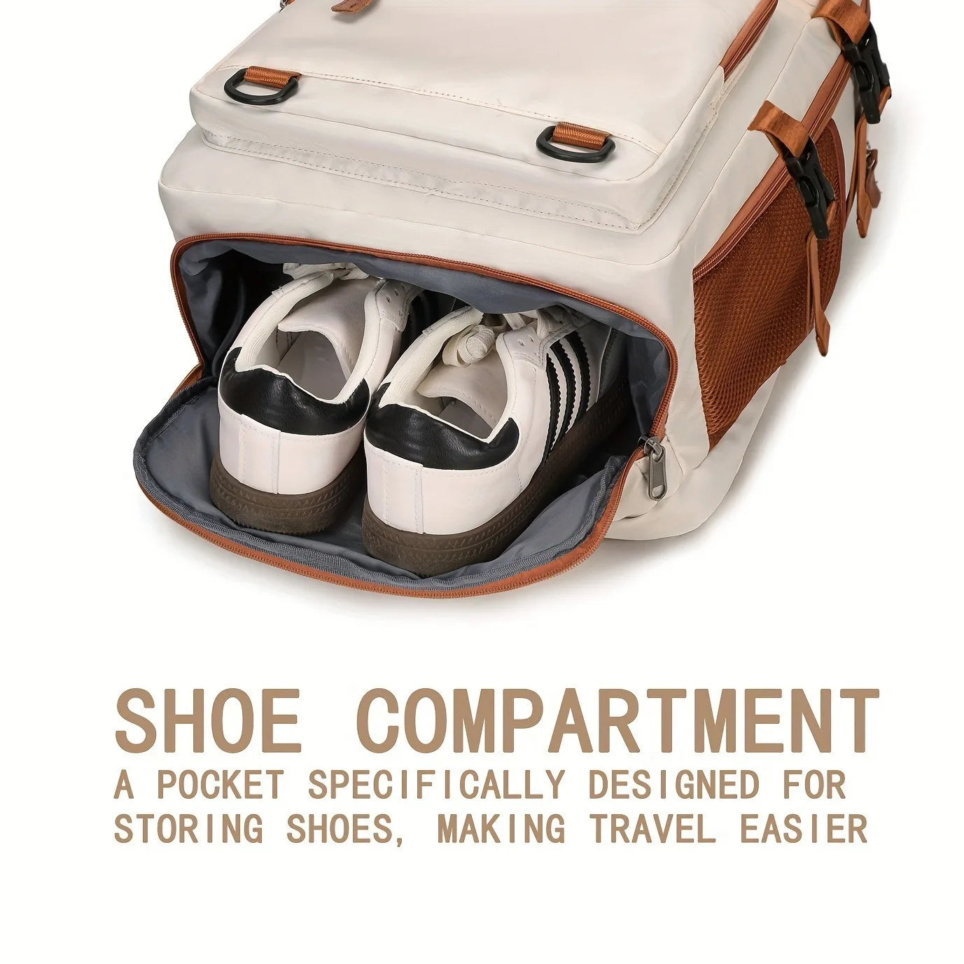 Expandable Business Backpack for Men & Women, Large Capacity Laptop Travel Backpack & Computer Bag