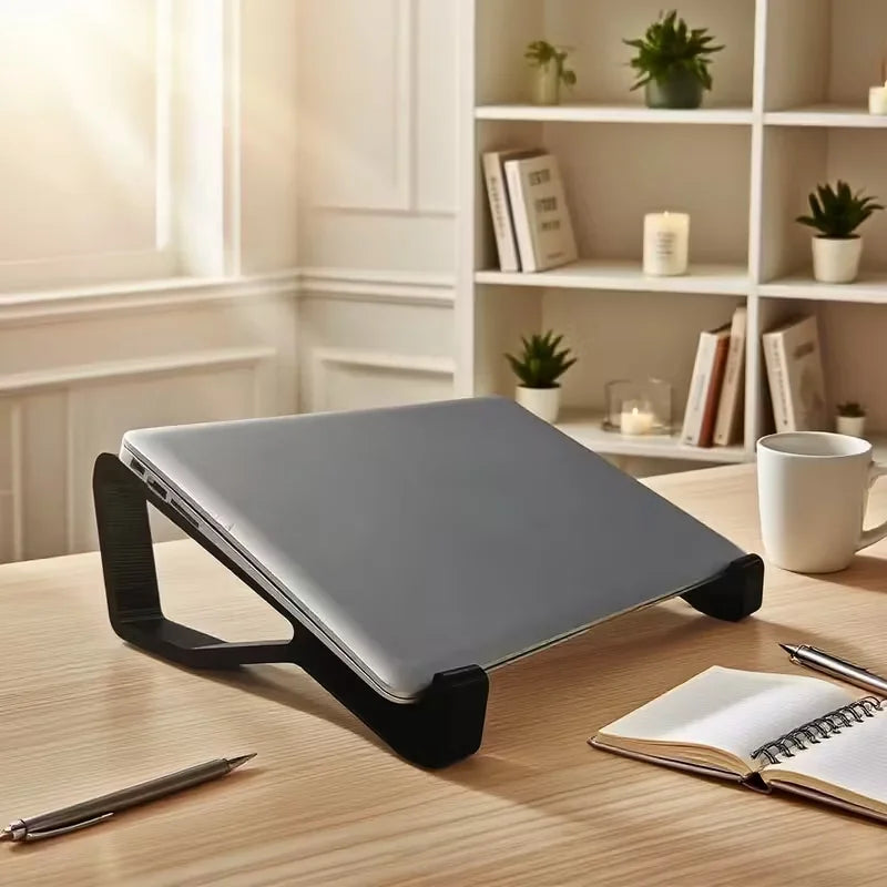 Adjustable Ergonomic Laptop Stand – Portable Height & Tilt Support for MacBook & PC, Minimalist Design