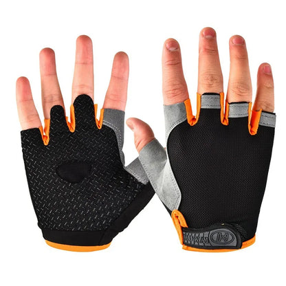 Half Finger Cycling Gloves – Anti-Slip, Breathable, Anti-Sweat & Shockproof for Men & Women