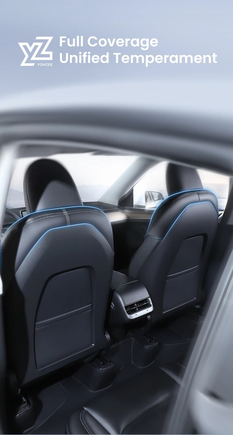 YZ Tesla Seat Cushion Cover — Ventilated Cooling Car Seat with Fan for Model 3 & Model Y | Breathable Summer Accessory