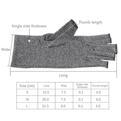 Compression Arthritis Gloves – Wrist Support Therapy, Joint Pain Relief, Half-Finger Gloves for Cycling & Daily Use