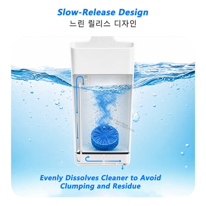 iLMH Toilet Bowl Cleaner Dispenser - Hanging Slow-Release Tank Replacement Cleaning Buffer Box