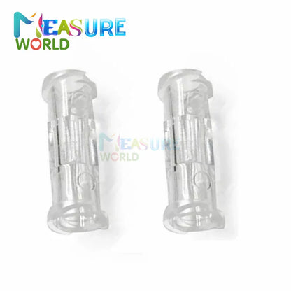 Leak-Proof Double Helix Luer Lock Adapter — Sterile Transparent Syringe Connector, 10–100PCS