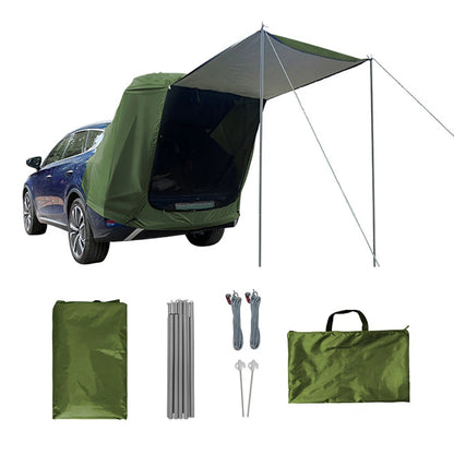 Outdoor Car Rear Tent – Picnic & Camping Canopy, Sunshine-Proof, Rain-Proof Car Rear Extension Tent