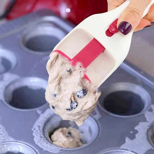 Manual Cake Batter Dispenser Scoop – Cupcake & Muffin Batter Pouring Tool for Precise Baking and Easy Mixing