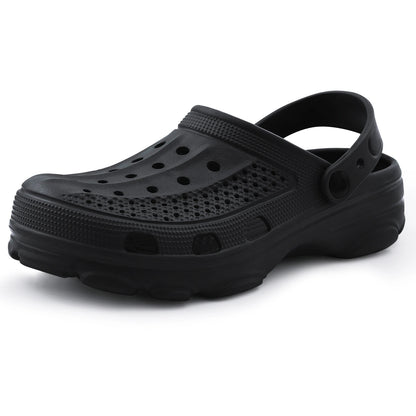 Comwarm Men’s Clogs Slippers – Breathable Non-Slip Garden & Beach Sandals for Indoor Outdoor Casual Wear