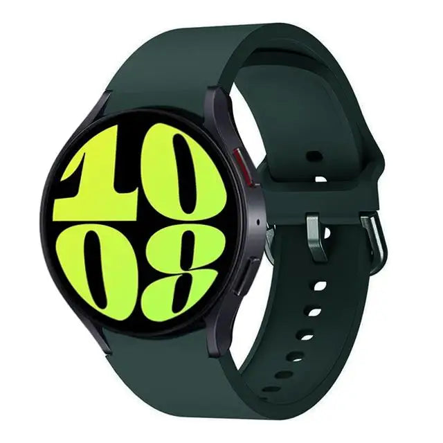 Samsung Galaxy Watch Silicone Sport Band - Replacement Strap for Galaxy Watch 4, 5, 6, 7, 5 Pro and Classic 40mm, 44mm, 45mm