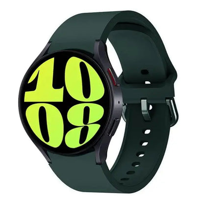 Samsung Galaxy Watch Silicone Sport Band - Replacement Strap for Galaxy Watch 4, 5, 6, 7, 5 Pro and Classic 40mm, 44mm, 45mm