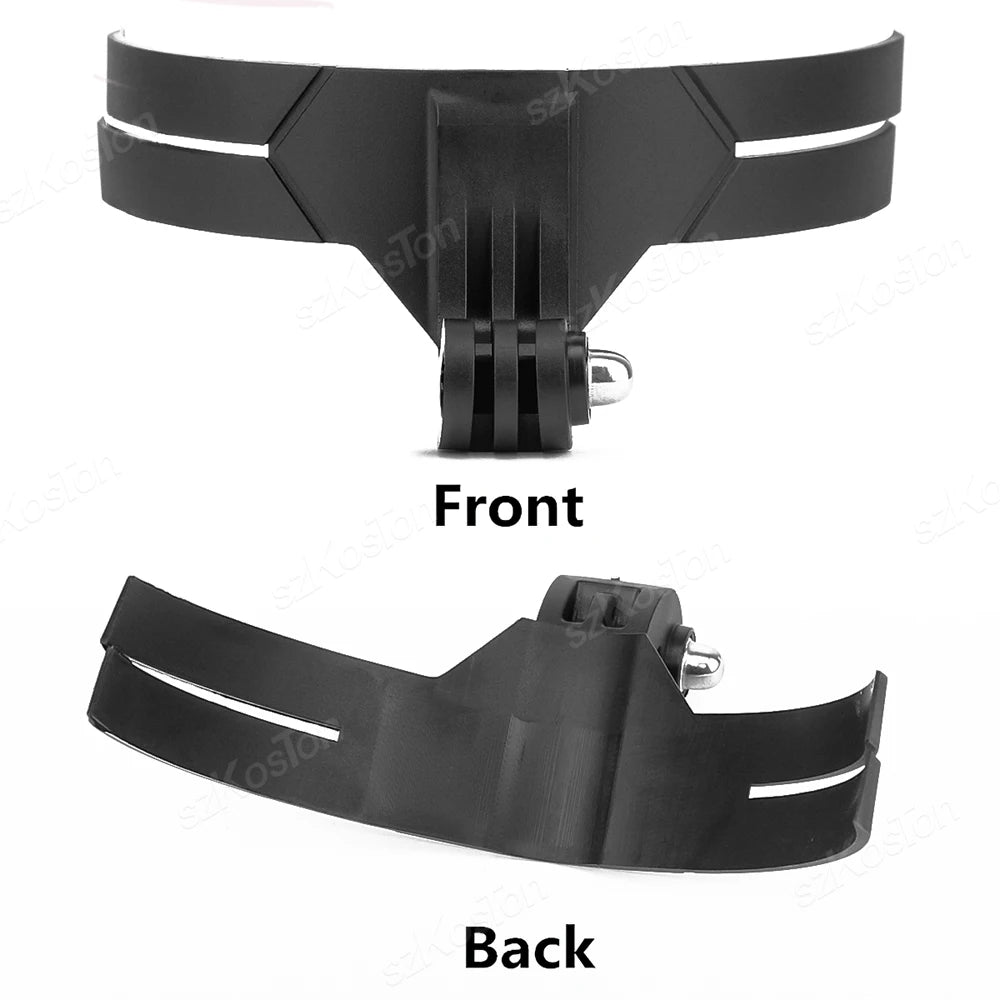 Motorcycle Helmet Chin Mount for Action Cameras – Full Face Holder for GoPro 13–8 & DJI Action 5/4