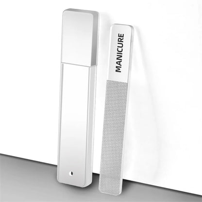Nano Glass Nail File - Transparent Crystal Nail Buffer for Polishing, Smoothing & Shining Nails