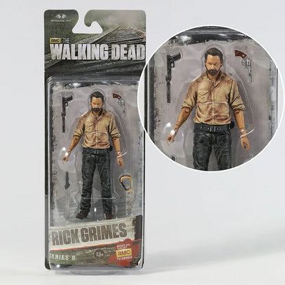 The Walking Dead Action Figure Collection - Abraham Ford Rick Grimes Michonne Governor PVC Model Doll Toys